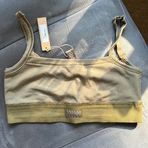 Skims Soft Lounge Bralette Sz S color Army
